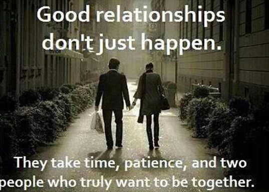 Relationship Takes Time